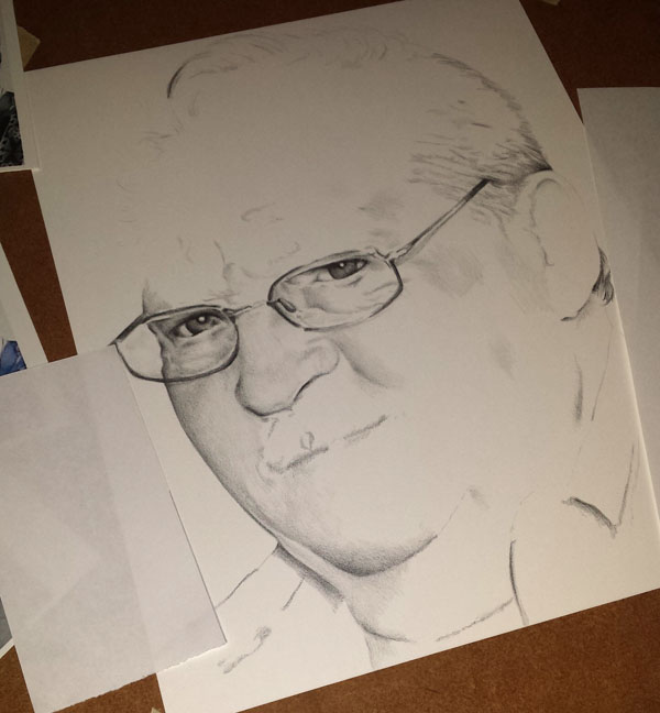 portrait pencil drawing update
