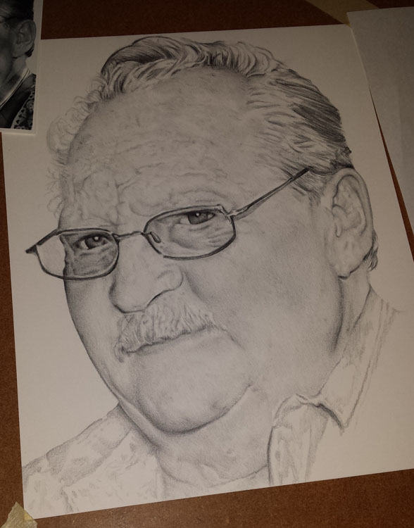 pencil portrait drawing