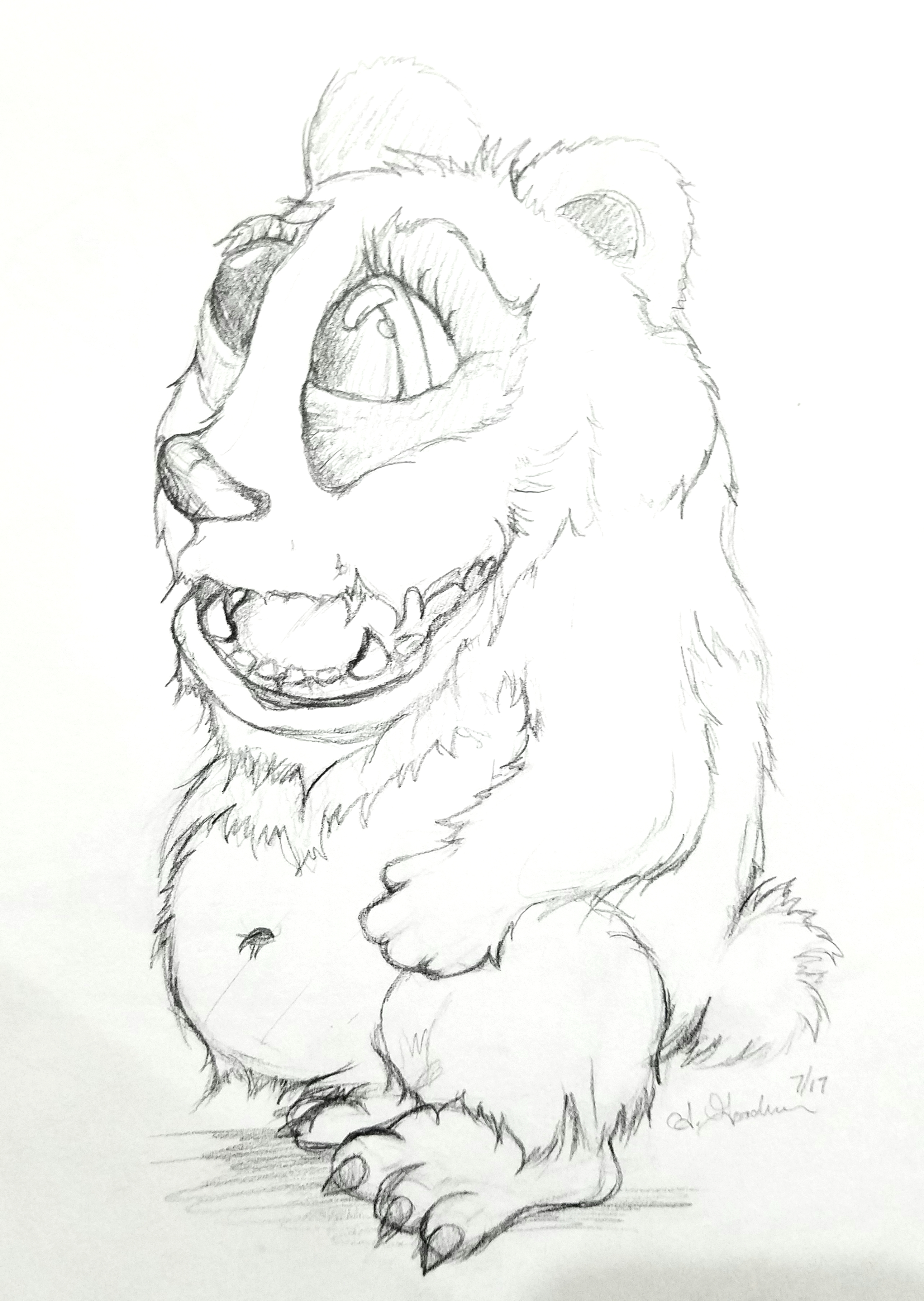 Chockee Lil Panda Monster WIP