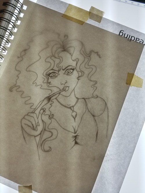 Sketch of Bellatrix 2018 by alecia goodman